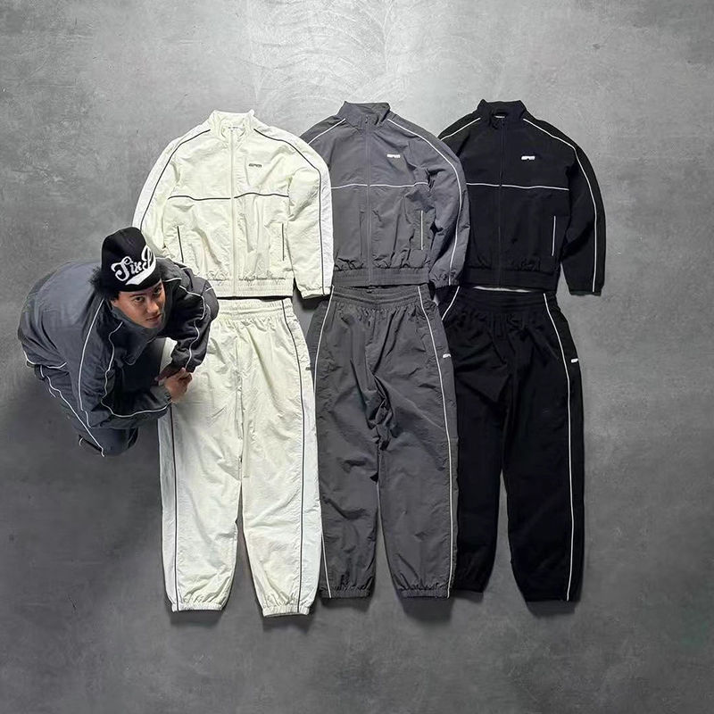 6pm BF Nylon Trackjacket and Trackpants Collection Front