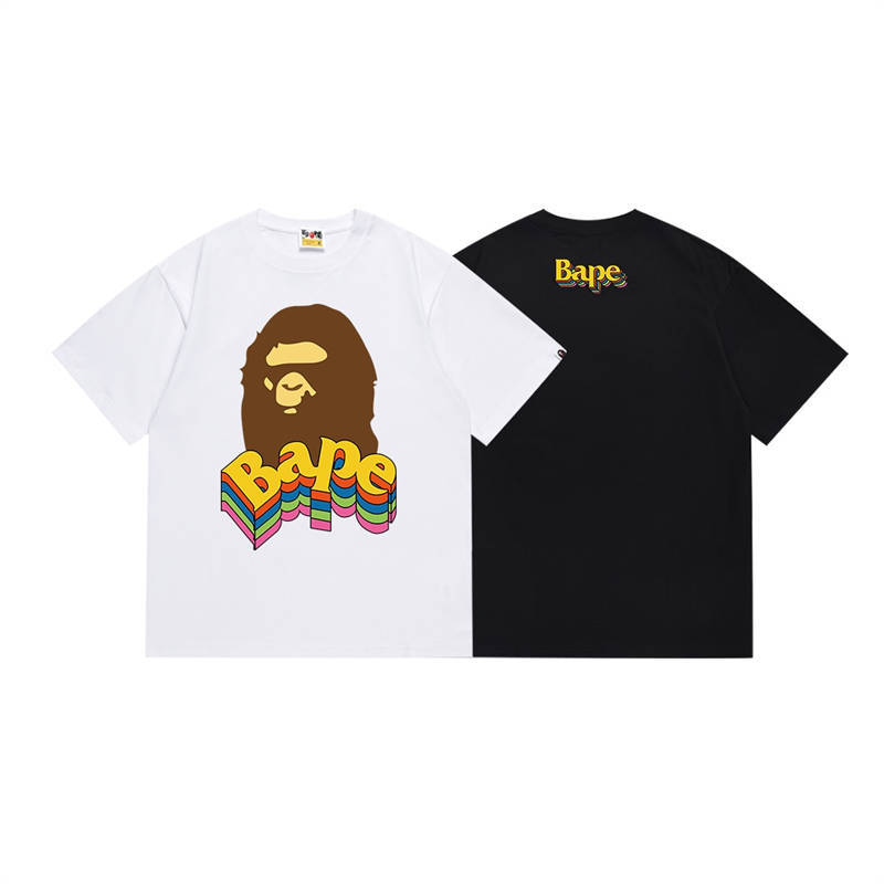 BAPE Multi Color Ape Head Tee
