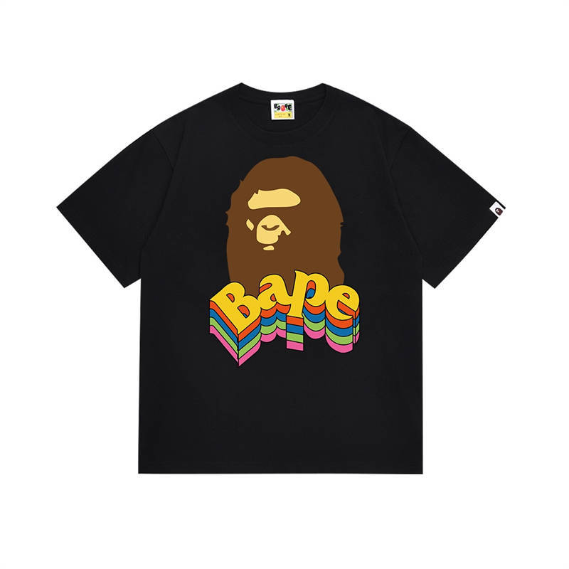 BAPE Multi Color Ape Head Tee