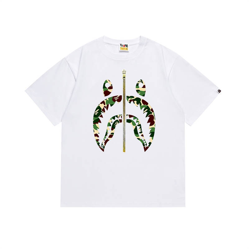 BAPE A Bathing Ape ABC Camo Shark Tee