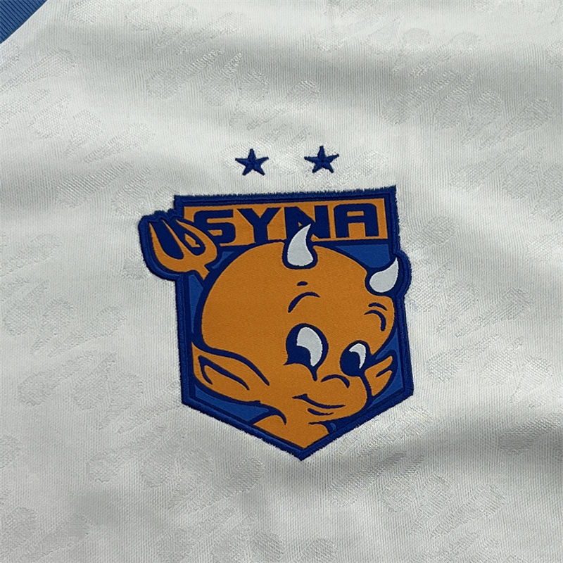 Syna World Footy Jersey - White Blue SYN 23 Kit Syna World Footy Jersey - White Blue SYN 23 Kit