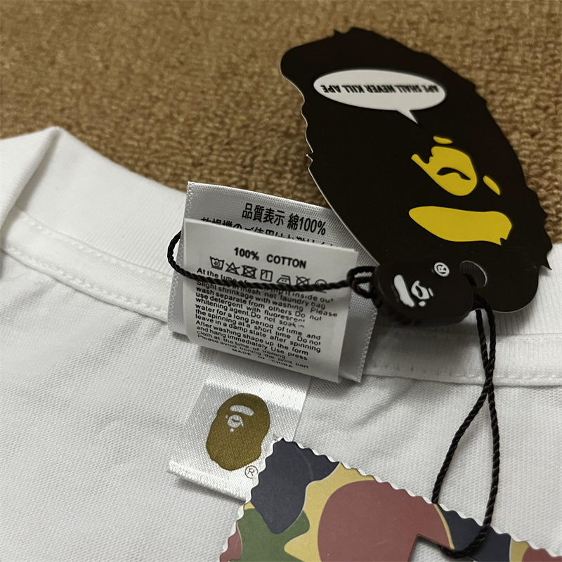 BAPE A Bathing Ape Check By Bathing Tee