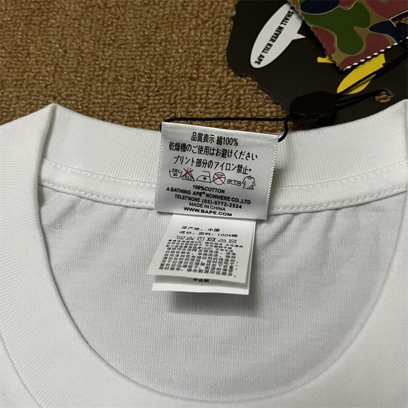 BAPE A Bathing Ape Check By Bathing Tee