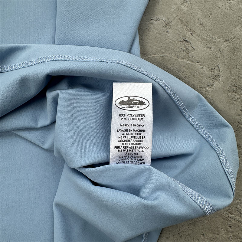 Corteiz Why Always Me Compression Top - Sky Blue