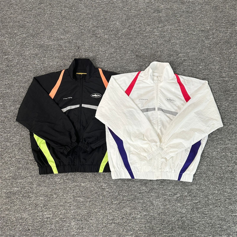 ジャケット・アウター CORTEIZ GRADIENT LITEWORK JACKET &PANTS Buy Corteiz Striped Litework Jacket 'Black' - CRTZ1525 001