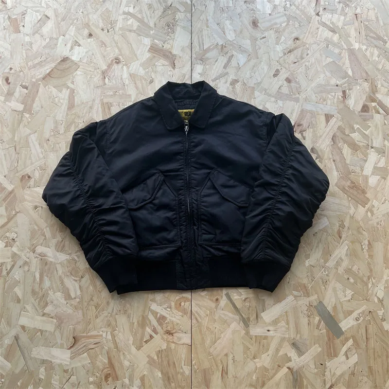 Black Corteiz Alcatraz Bomber Jacket product view
