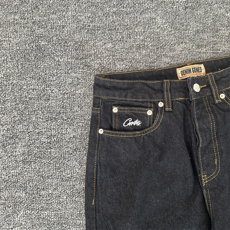 Corteiz Dual Stripe Baggy Jeans