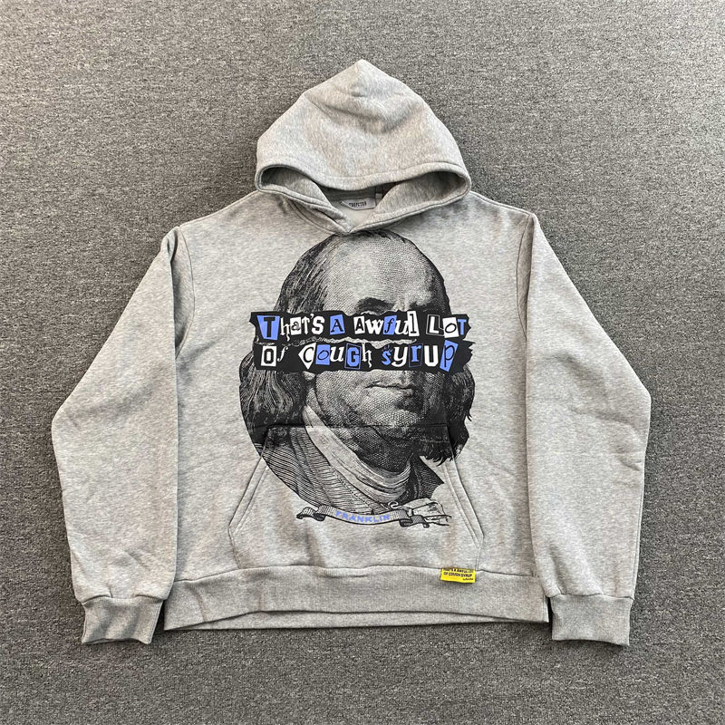 Trapstar x Cough Syrup Benjamin Franklin Hoodie