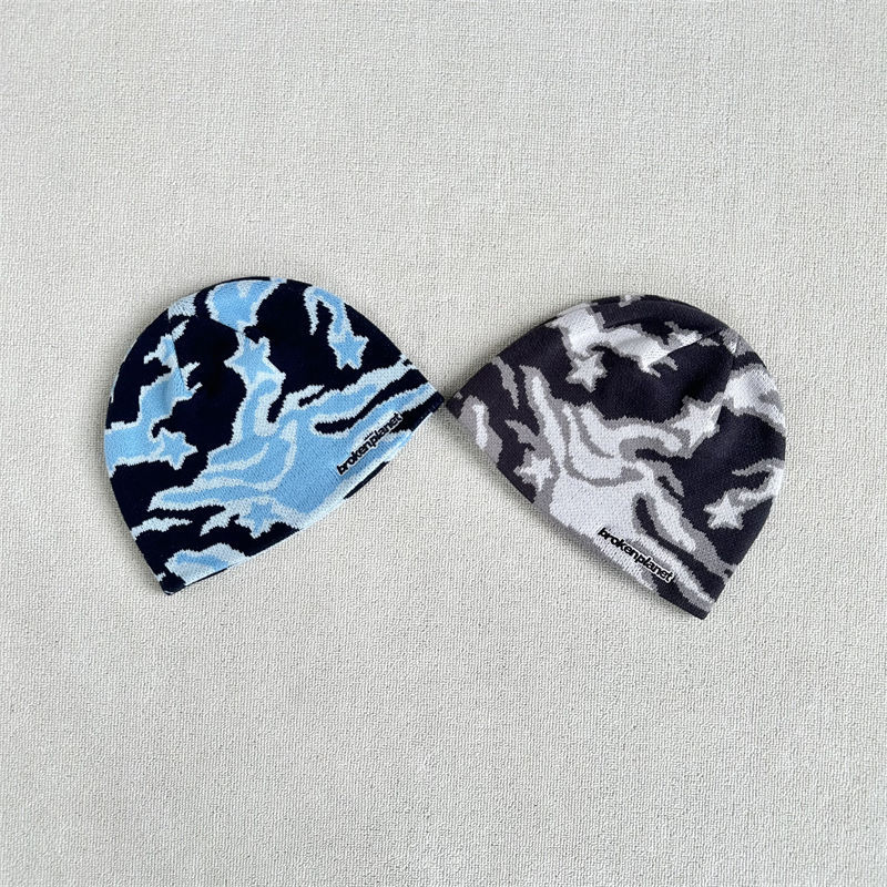 Broken Planet Star Camo Beanie