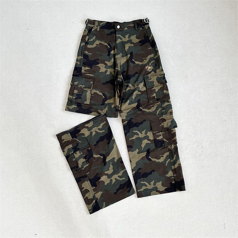 Broken Planet 2-In-1 Camo Cargo Pants/Shorts