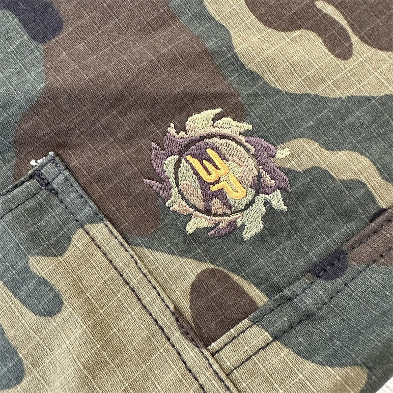 Broken Planet 2-In-1 Camo Cargo Pants/Shorts