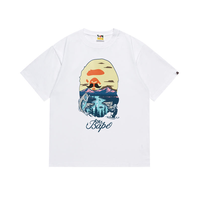 BAPE Mr. Bathing Ape Head Wide Tee