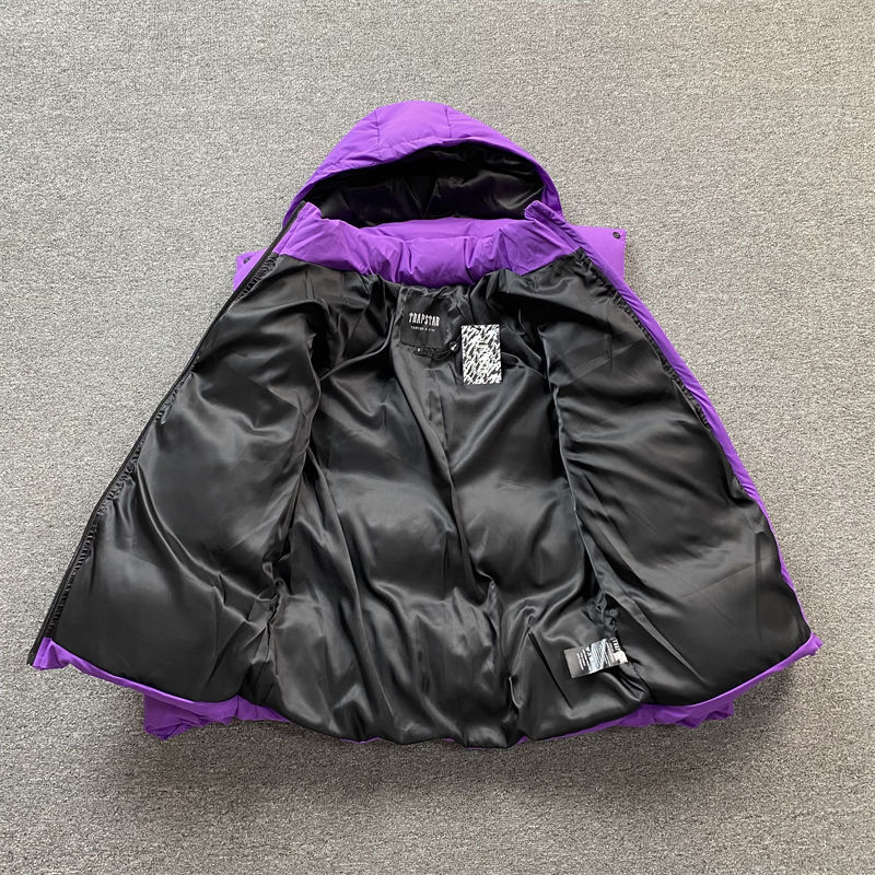 Trapstar Coat Letter Print Thickened Cotton Jacket UK London Puffer