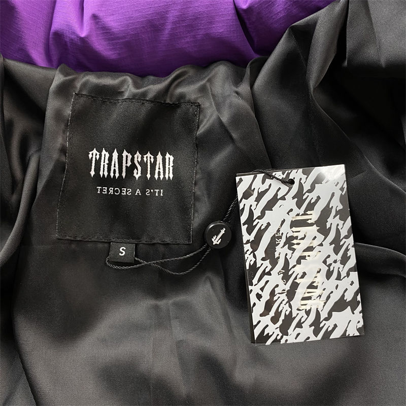 Trapstar Coat Letter Print Thickened Cotton Jacket UK London Puffer