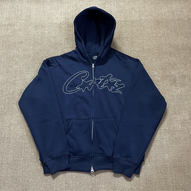 1LUX ファッション CORTEIZ zip hoodie Corteiz ジップアップパーカー