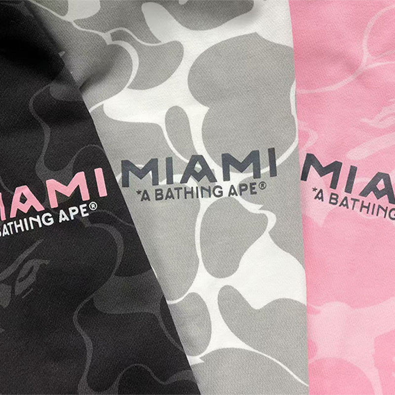 BAPE X Inter Miami Cf Camo Sweater Hoodie