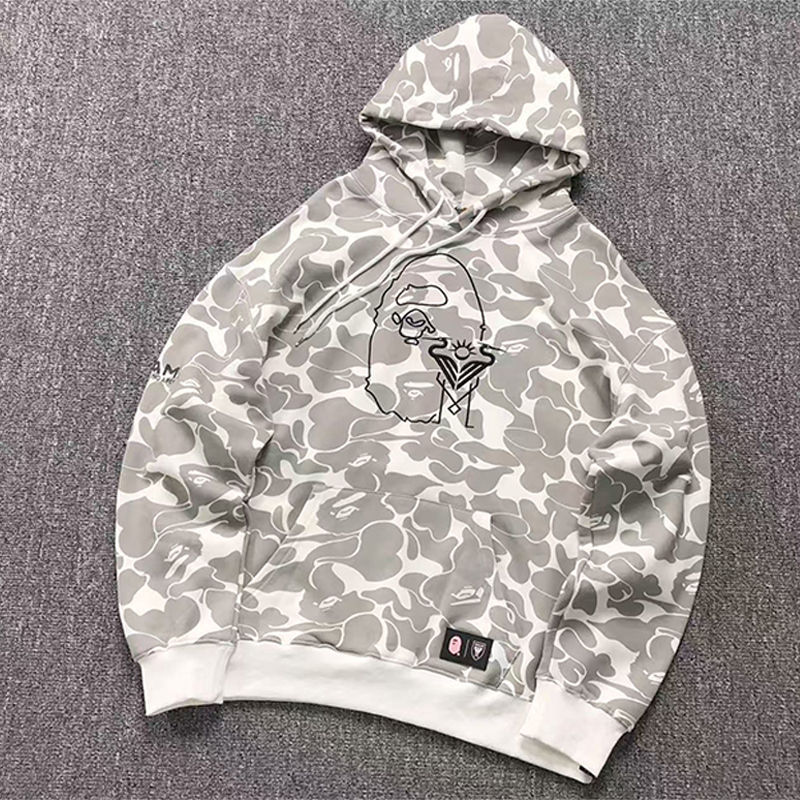BAPE X Inter Miami Cf Camo Sweater Hoodie