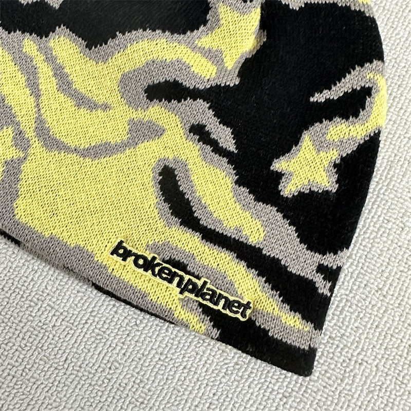 Broken Planet Star Camo Beanie