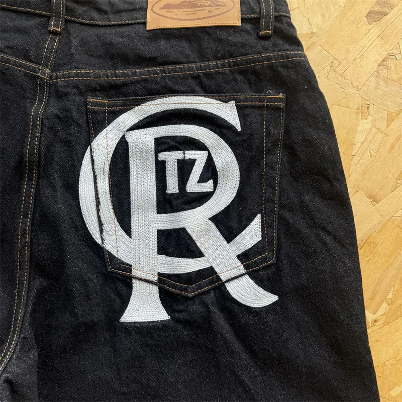 Alternate view of Corteiz Crest Chainstitch Denim Shorts