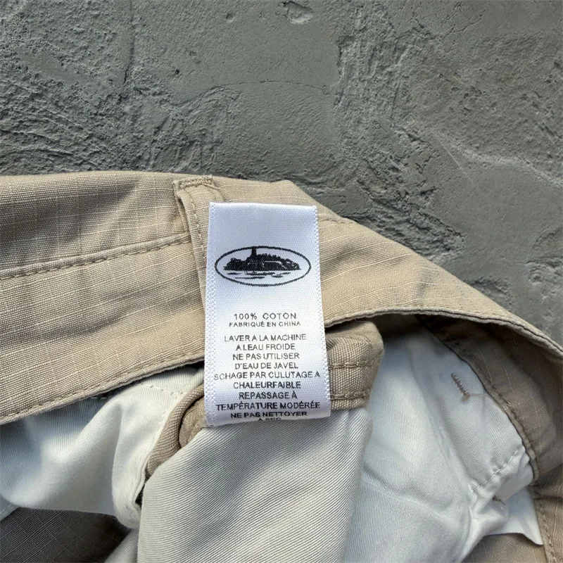 Corteiz Guerillaz cargo pants interior garment label detail