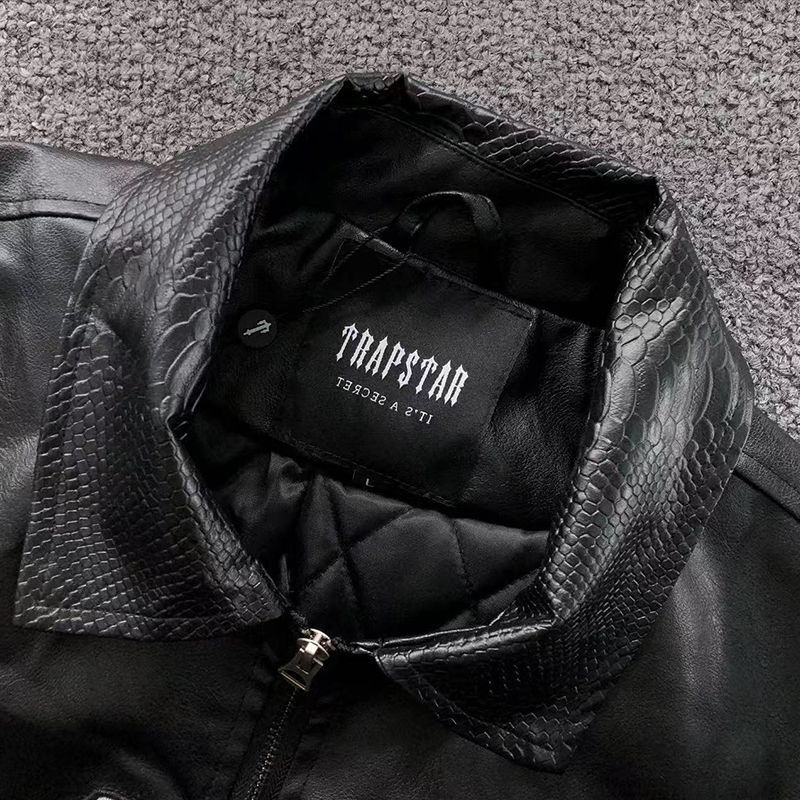 Trapstar x Avirex Leather Jacket