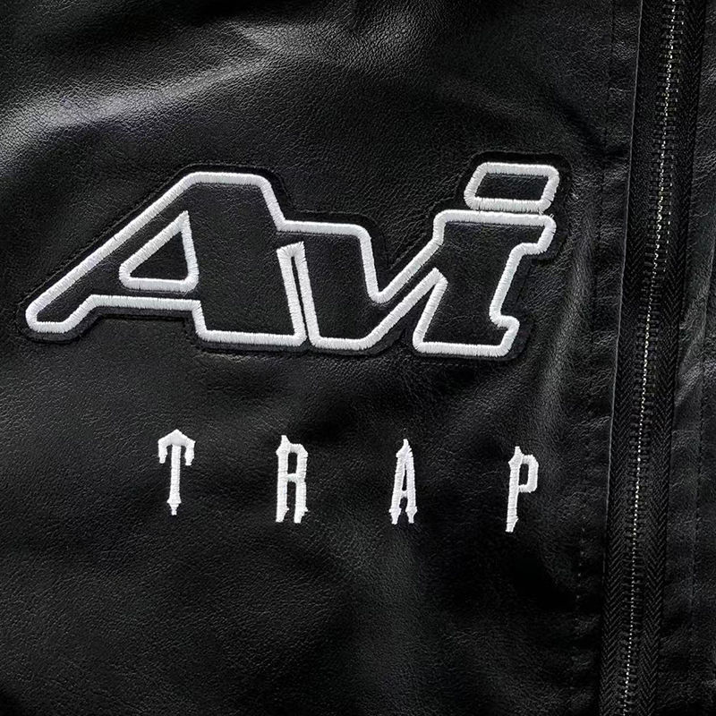 Trapstar x Avirex Leather Jacket