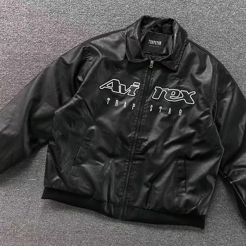 Trapstar x Avirex Leather Jacket