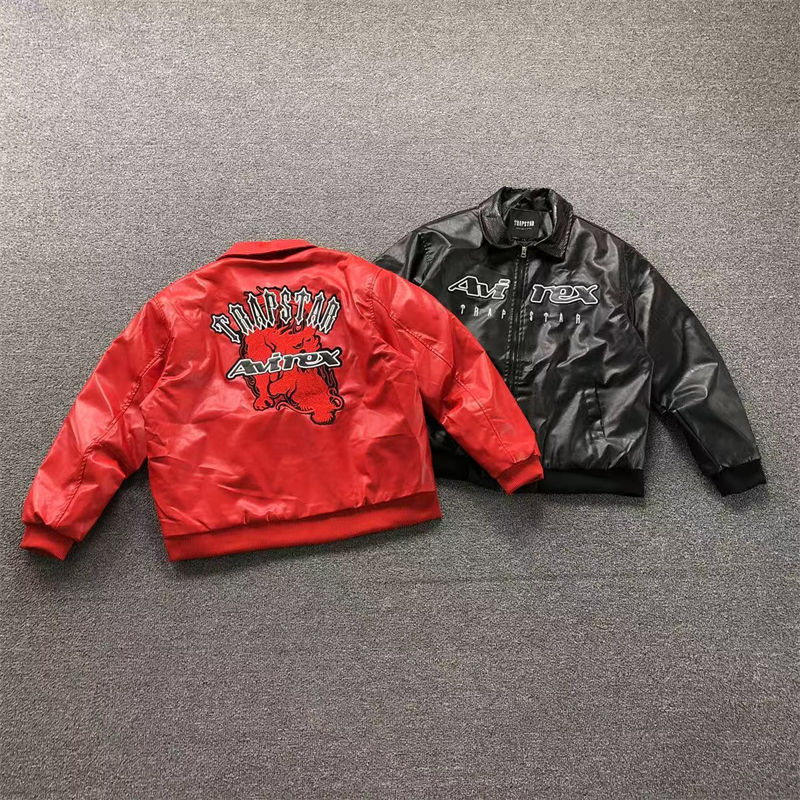 Trapstar x Avirex Leather Jacket