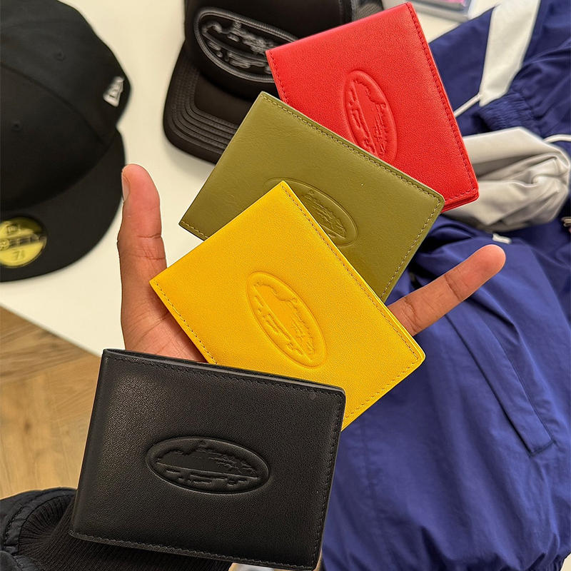 Corteiz Island Leather Card Holder Wearing Effect