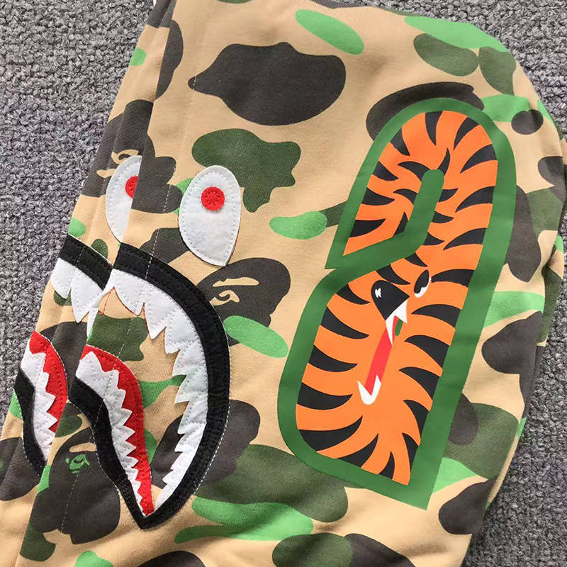 BAPE 1st Camo Shark Full Zip Double Hoodie