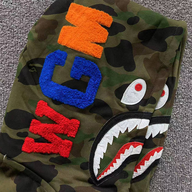 BAPE 1st Camo Shark Full Zip Double Hoodie