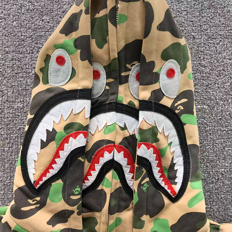 BAPE 1st Camo Shark Full Zip Double Hoodie