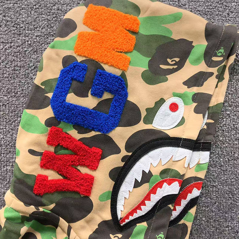 BAPE 1st Camo Shark Full Zip Double Hoodie