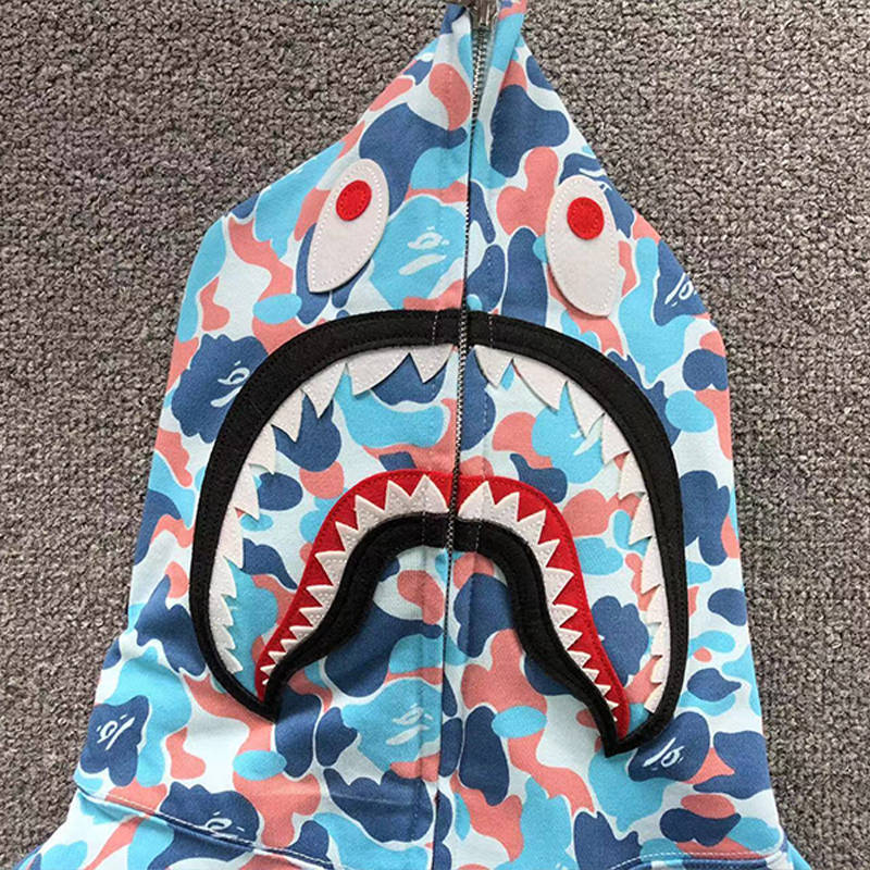 BAPE Store Hangzhou Separate Shark Full Zip Hoodie