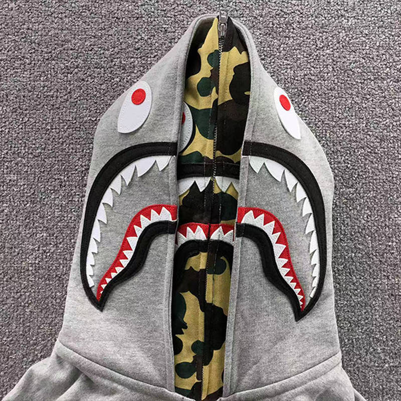 BAPE 1st Camo Shark Full Zip Double Hoodie