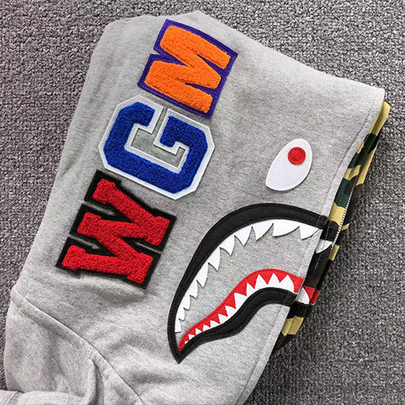 BAPE 1st Camo Shark Full Zip Double Hoodie