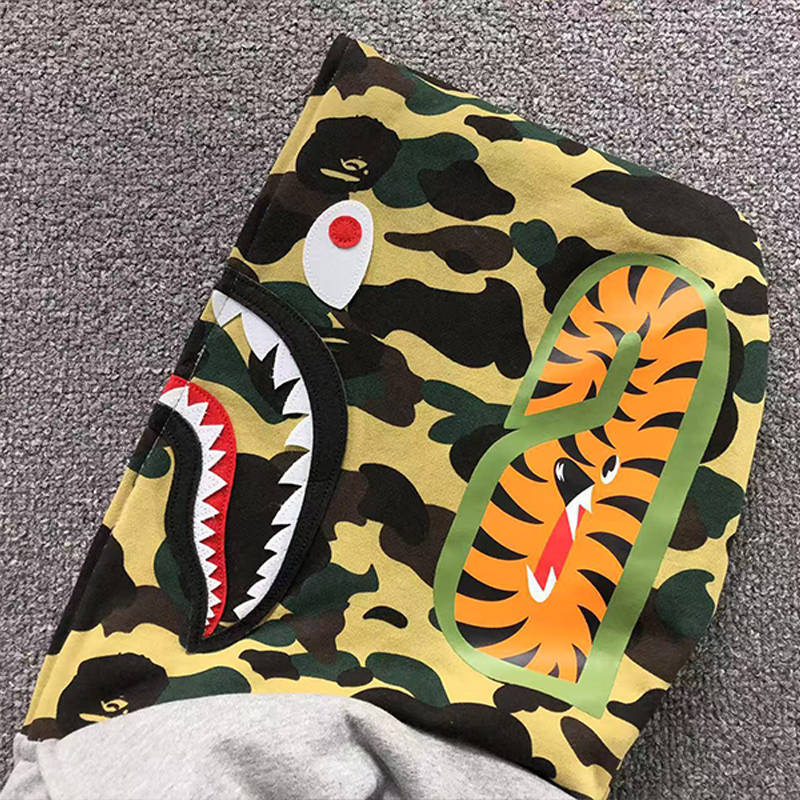 BAPE 1st Camo Shark Full Zip Double Hoodie