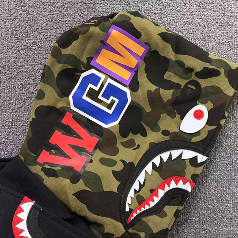 BAPE 1st Camo Shark Full Zip Double Hoodie