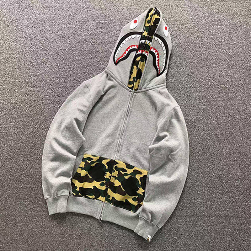 BAPE 1st Camo Shark Full Zip Double Hoodie
