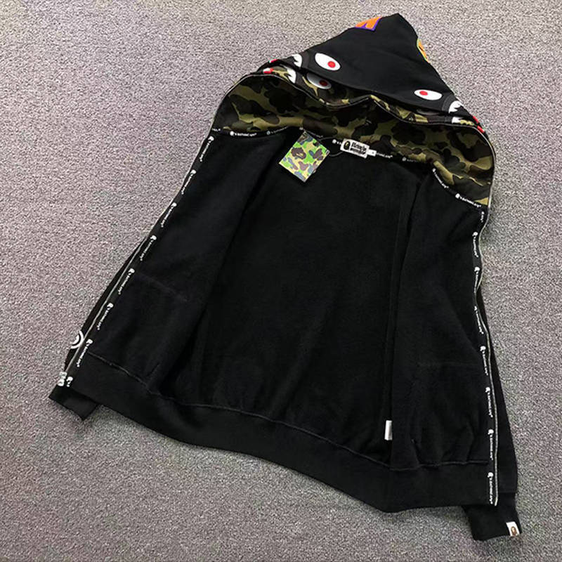BAPE 1st Camo Shark Full Zip Double Hoodie
