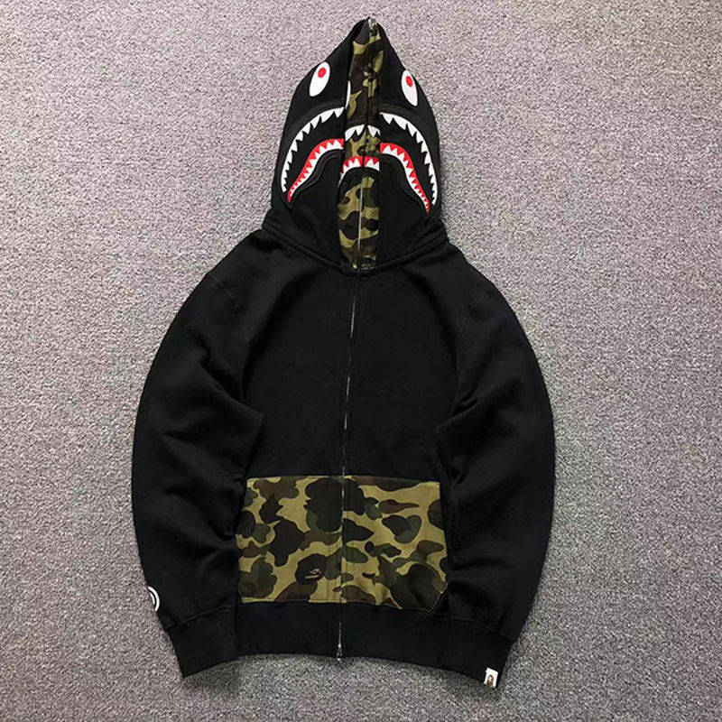 BAPE 1st Camo Shark Full Zip Double Hoodie