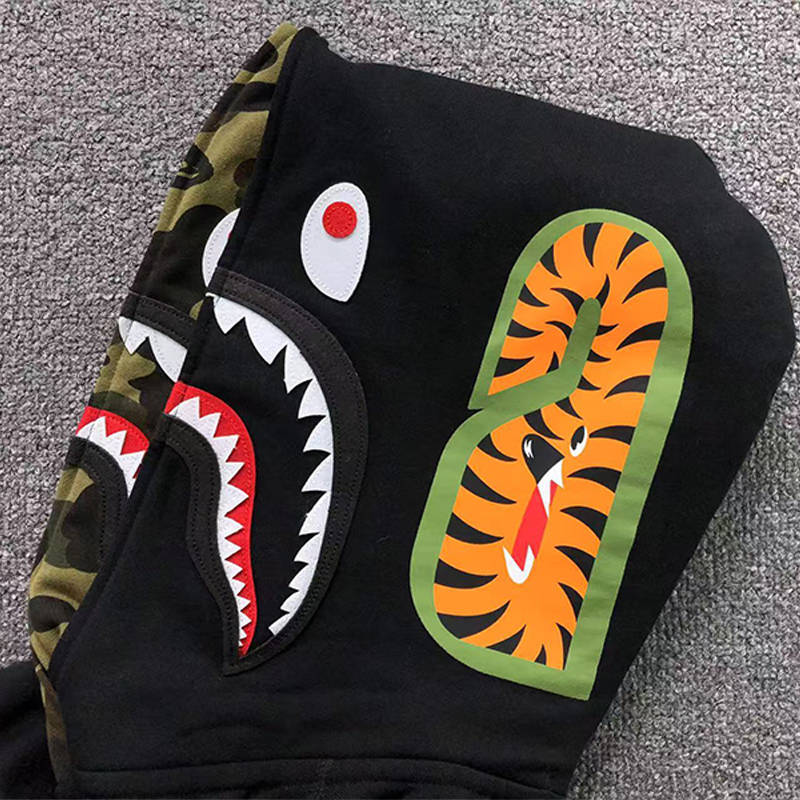 BAPE 1st Camo Shark Full Zip Double Hoodie