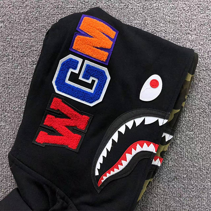 BAPE 1st Camo Shark Full Zip Double Hoodie