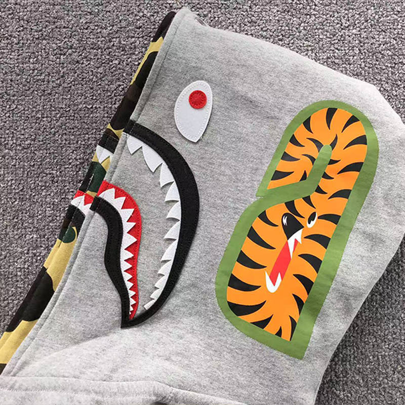 BAPE 1st Camo Shark Full Zip Double Hoodie