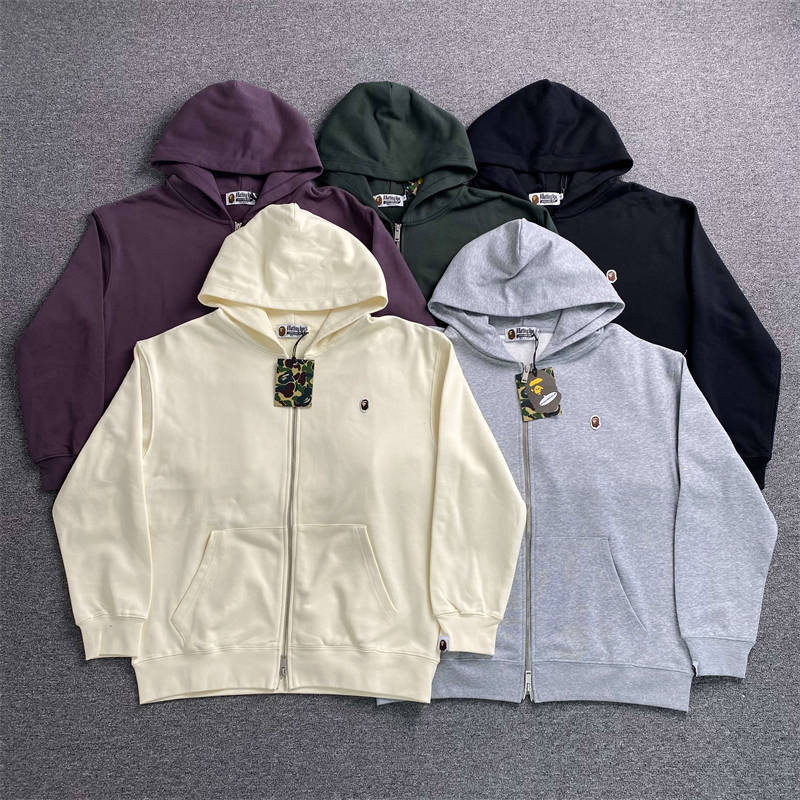 BAPE Ape Head One Point Full Zip Hoodie