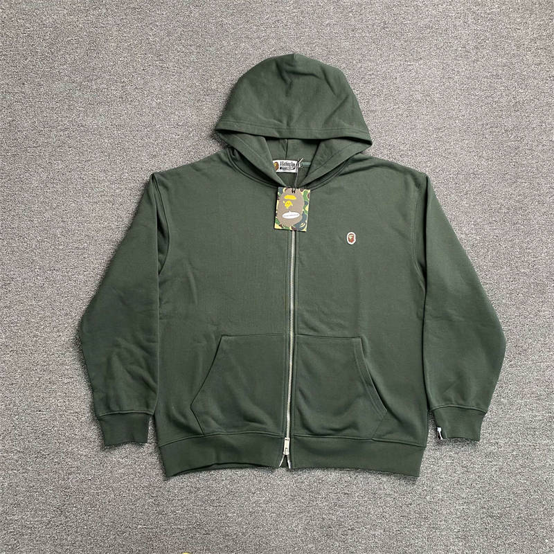 BAPE Ape Head One Point Full Zip Hoodie