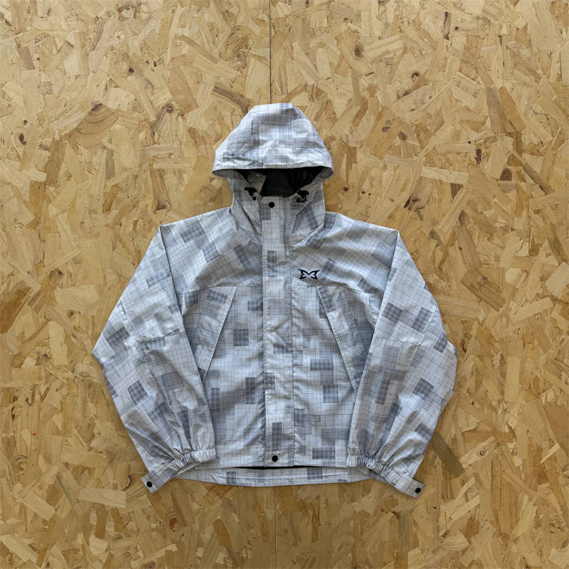 Mertra Patchwork Plaid Jacket and Shorts - Matching Set