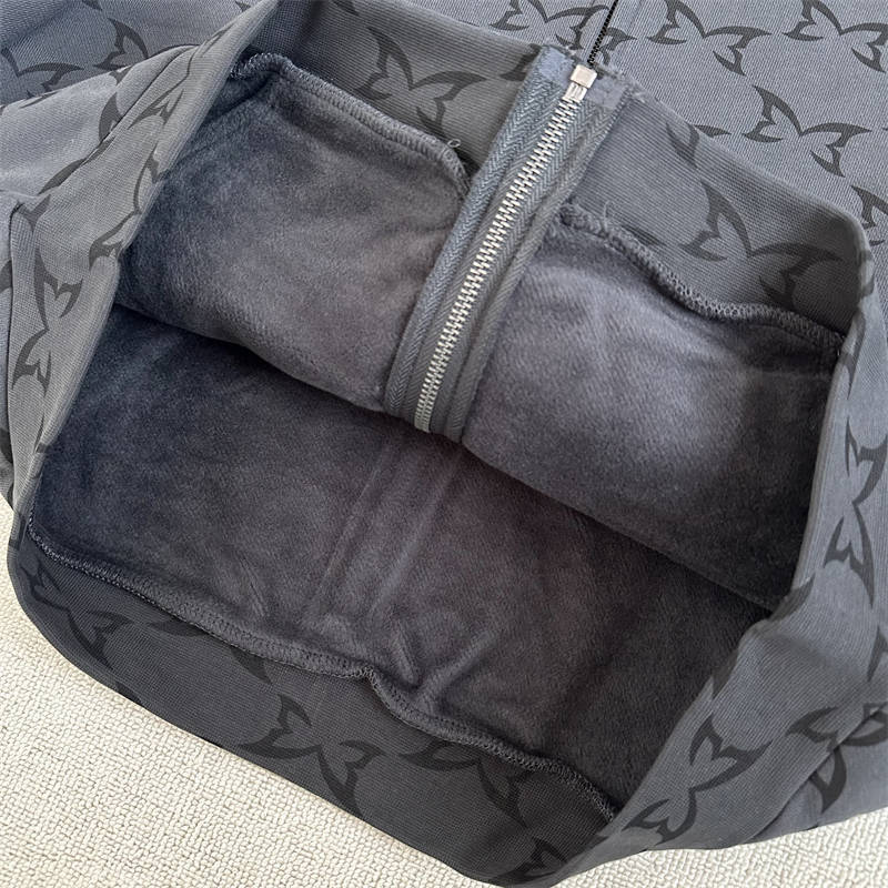 Mertra Monogram Zip Hoodie