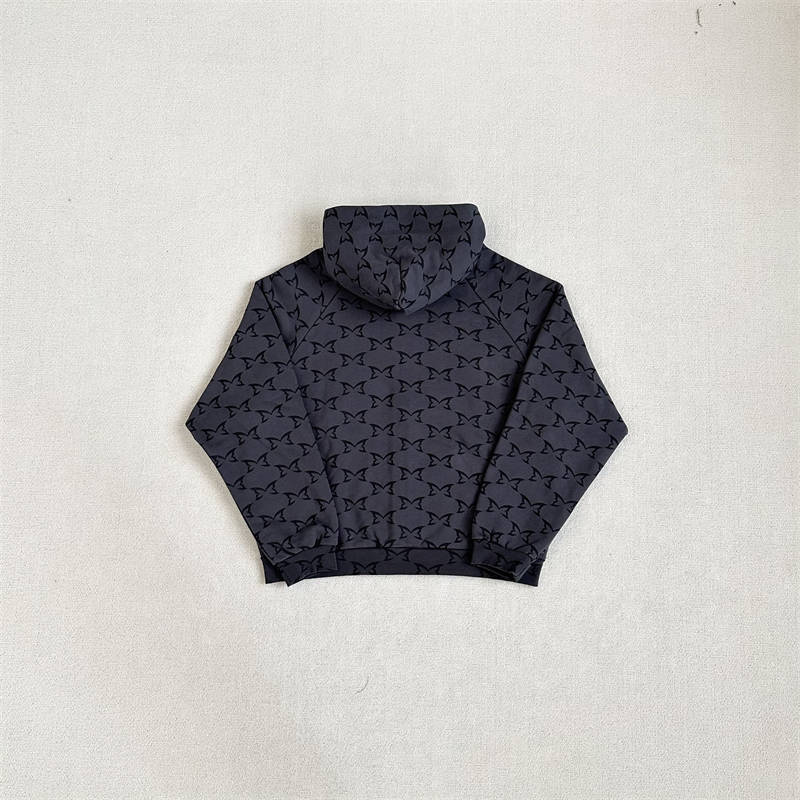 Mertra Monogram Zip Hoodie