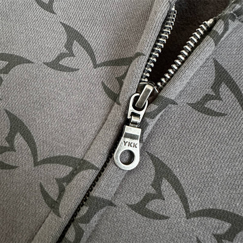 Mertra Monogram Zip Hoodie